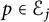 p element of script upper E Subscript j