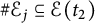 number sign script upper E Subscript j Baseline subset of or equal to script upper E left parenthesis t 2 right parenthesis