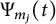 normal upper Psi Subscript m Sub Subscript j Baseline left parenthesis t right parenthesis