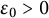 epsilon 0 greater than 0