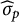 ModifyingAbove sigma With caret Subscript p