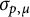 sigma Subscript p comma mu