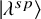 vertical bar lamda Superscript s p Baseline right angle bracket