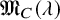 German upper M Subscript upper C Baseline left parenthesis lamda right parenthesis