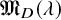 German upper M Subscript upper D Baseline left parenthesis lamda right parenthesis