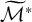 script upper M overtilde Superscript asterisk
