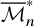 script upper M overbar Subscript n Superscript asterisk