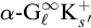 alpha minus upper G Subscript script l Superscript infinity Baseline upper K Subscript s prime Superscript plus