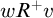 w upper R Superscript plus Baseline v