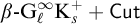 beta minus upper G Subscript script l Superscript infinity Baseline upper K Subscript s Superscript plus plus Cut