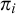 pi Subscript i
