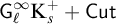 sans serif upper G Subscript script l Superscript infinity Baseline upper K Subscript s Superscript plus plus Cut