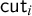 sans serif cut Subscript i