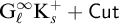 upper G Subscript script l Superscript infinity Baseline upper K Subscript s Superscript plus plus Cut