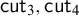 sans serif cut Subscript 3 Baseline comma sans serif cut Subscript 4 Baseline