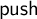 sans serif push