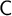 sans serif upper C