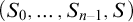 left parenthesis upper S 0 comma ellipsis comma upper S Subscript n minus 1 Baseline comma upper S right parenthesis