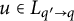 u element of upper L Subscript q prime right arrow q