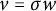 v equals sigma w
