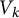 upper V Subscript k
