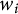 w Subscript i