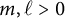 m comma script l greater than 0