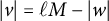 StartAbsoluteValue v EndAbsoluteValue equals script l upper M minus StartAbsoluteValue w EndAbsoluteValue