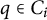 q element of upper C Subscript i