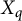 upper X Subscript q