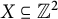upper X subset of or equal to double struck upper Z squared