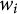 w Subscript i