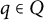 q element of upper Q