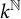 k Superscript double struck upper N