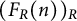 left parenthesis upper F Subscript upper R Baseline left parenthesis n right parenthesis right parenthesis Subscript upper R