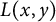 upper L left parenthesis x comma y right parenthesis