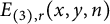 upper E Subscript left parenthesis 3 right parenthesis comma r Baseline left parenthesis x comma y comma n right parenthesis