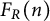 upper F Subscript upper R Baseline left parenthesis n right parenthesis