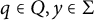 q element of upper Q comma y element of normal upper Sigma