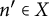 n prime element of upper X
