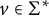 v element of normal upper Sigma Superscript asterisk