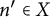 n prime element of upper X