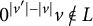 0 Superscript StartAbsoluteValue v Super Superscript prime Superscript EndAbsoluteValue minus StartAbsoluteValue v EndAbsoluteValue Baseline v not an element of upper L