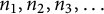 n 1 comma n 2 comma n 3 comma ellipsis