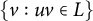 StartSet v colon u v element of upper L EndSet