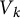 upper V Subscript k