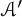 script upper A prime