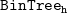 monospace BinTree Subscript monospace h