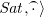 upper S a t comma ModifyingAbove dot With top parenthesis right angle bracket