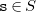 monospace s element of upper S